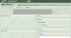 Desktop Screenshot of kain-highwind.deviantart.com