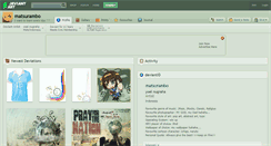 Desktop Screenshot of matsurambo.deviantart.com
