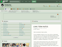 Tablet Screenshot of ichobunny.deviantart.com