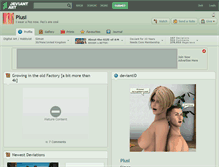 Tablet Screenshot of plusi.deviantart.com