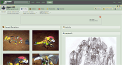 Desktop Screenshot of gigan100.deviantart.com