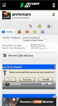 Mobile Screenshot of anniemare.deviantart.com