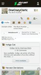 Mobile Screenshot of onecrazycleric.deviantart.com