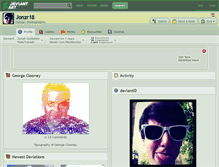 Tablet Screenshot of jonzr18.deviantart.com