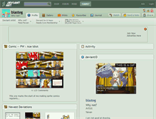 Tablet Screenshot of blasteg.deviantart.com