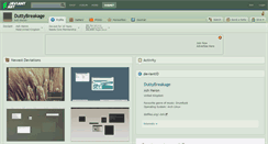 Desktop Screenshot of duttybreakage.deviantart.com