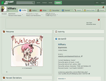 Tablet Screenshot of kiliharu.deviantart.com