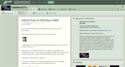 Desktop Screenshot of childsplayoct.deviantart.com