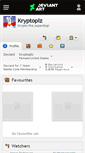 Mobile Screenshot of kryptoplz.deviantart.com