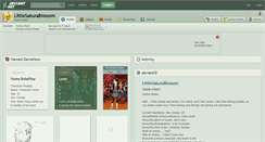 Desktop Screenshot of littlesakurablossom.deviantart.com