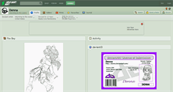 Desktop Screenshot of denna.deviantart.com