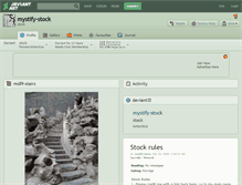 Tablet Screenshot of mystify-stock.deviantart.com