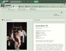 Tablet Screenshot of lunateix.deviantart.com