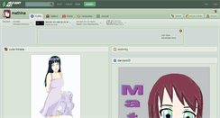 Desktop Screenshot of mathina.deviantart.com