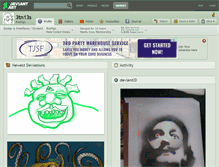 Tablet Screenshot of 3tn13s.deviantart.com