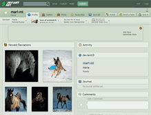 Tablet Screenshot of mari-mi.deviantart.com