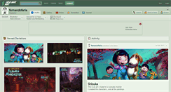 Desktop Screenshot of fernandofaria.deviantart.com