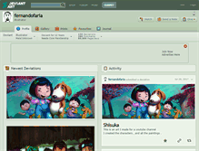 Tablet Screenshot of fernandofaria.deviantart.com