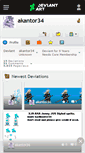 Mobile Screenshot of akantor34.deviantart.com