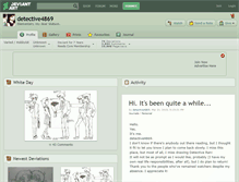 Tablet Screenshot of detective4869.deviantart.com