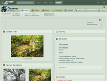 Tablet Screenshot of discomax.deviantart.com
