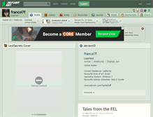 Tablet Screenshot of francoi7f.deviantart.com