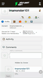 Mobile Screenshot of imamonster101.deviantart.com