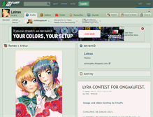 Tablet Screenshot of leiran.deviantart.com