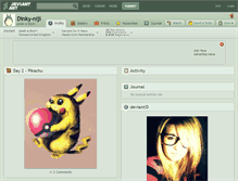 Tablet Screenshot of dinky-niji.deviantart.com