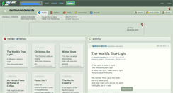 Desktop Screenshot of dasliedvondererde.deviantart.com