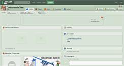 Desktop Screenshot of controversialtree.deviantart.com