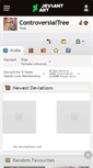 Mobile Screenshot of controversialtree.deviantart.com