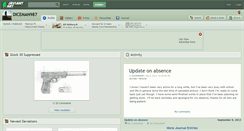 Desktop Screenshot of diceman987.deviantart.com