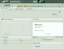 Tablet Screenshot of buzzelli.deviantart.com