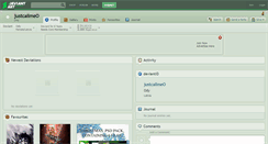 Desktop Screenshot of justcallmeo.deviantart.com