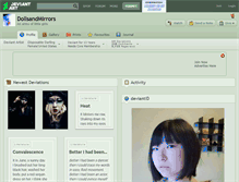 Tablet Screenshot of dollsandmirrors.deviantart.com