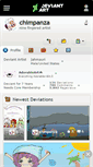 Mobile Screenshot of chimpanza.deviantart.com