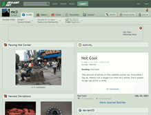 Tablet Screenshot of mc3.deviantart.com