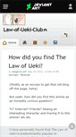 Mobile Screenshot of law-of-ueki-club.deviantart.com