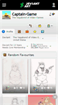 Mobile Screenshot of captain-game.deviantart.com