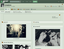 Tablet Screenshot of complexo.deviantart.com