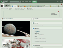 Tablet Screenshot of nagatuki.deviantart.com