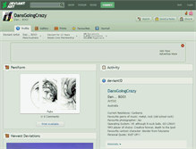 Tablet Screenshot of dansgoingcrazy.deviantart.com