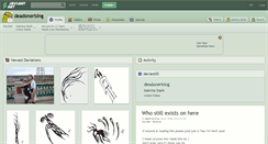 Desktop Screenshot of deadonerising.deviantart.com