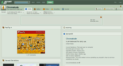 Desktop Screenshot of chromakode.deviantart.com