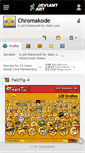 Mobile Screenshot of chromakode.deviantart.com