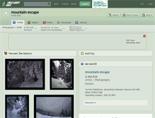 Tablet Screenshot of mountain-escape.deviantart.com