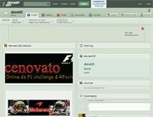 Tablet Screenshot of donetti.deviantart.com