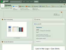 Tablet Screenshot of dalmases.deviantart.com