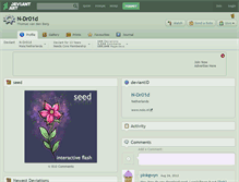 Tablet Screenshot of n-dr01d.deviantart.com